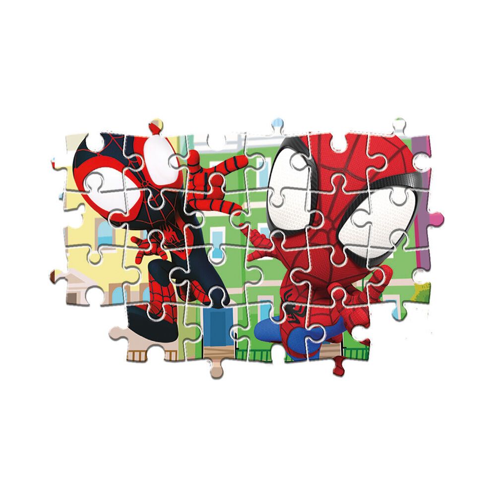 Clementoni Παιδικο Παζλ Maxi Supercolor Marvel Spidey Και Οι Απιθανοι Φιλοι Του 60 Τμχ